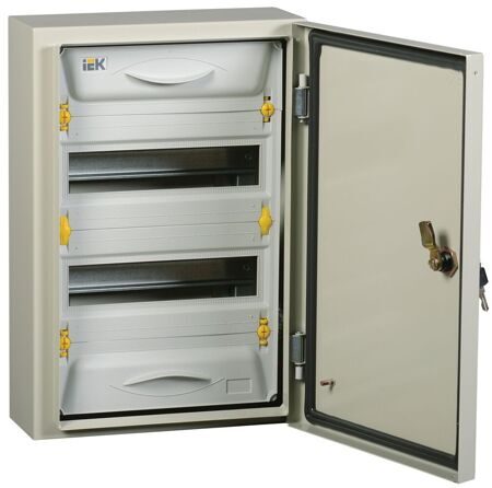 Корпус металлический ЩРн-24з-1 У2 IP54 (ВхШхГ) 454х310х135мм PRO | MKM16-N-24-54-ZU | IEK