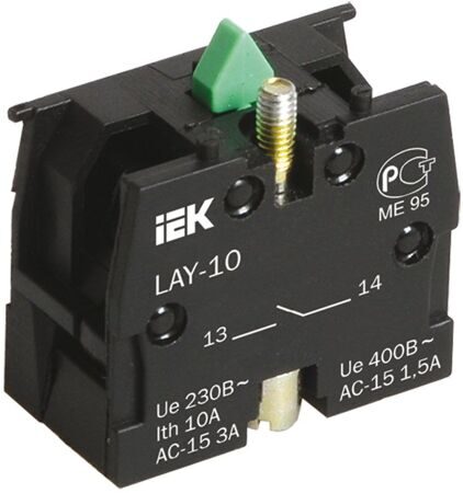 Контактный блок 1з для серии LAY5 | BDK21 | IEK