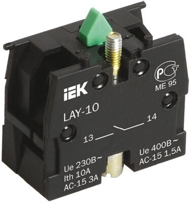 Контактный блок 1з для серии LAY5 | BDK21 | IEK